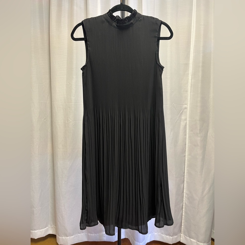 Chico’s Black Label by Chico’s black Pleat Dress NWT | size 4